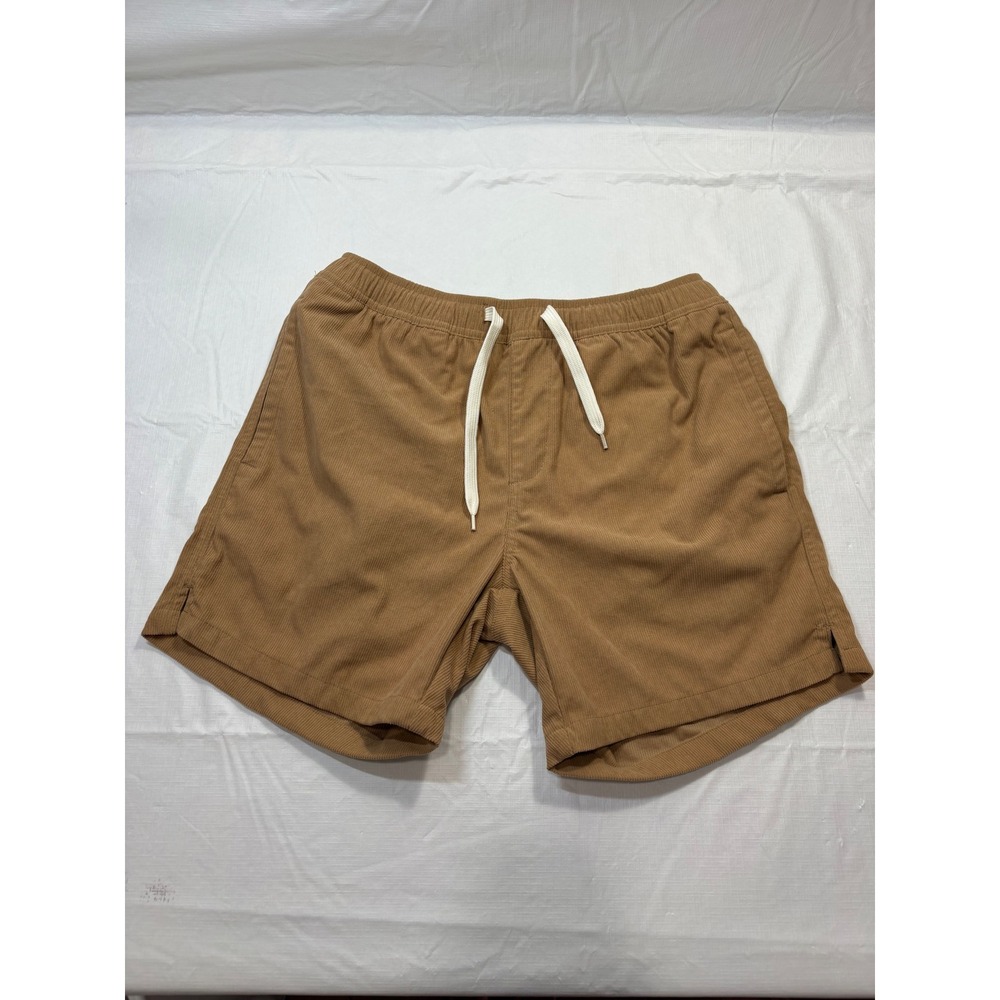 Simply Southern Corduroy Shorts‎ Camel Brown Elastic Drawstring Waist Womens Med